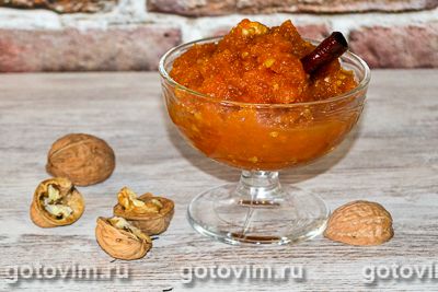 Тыквенное варенье с орехами