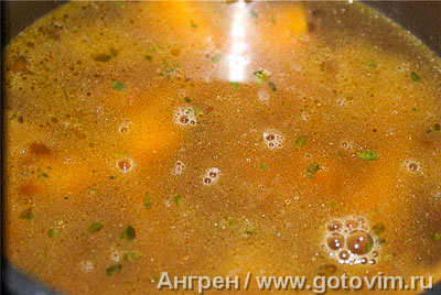 Тыквенный крем-суп с мёдом и тимьяном, Шаг 03