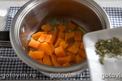 Тыквенный соус с тимьяном (для макарон, овощей и мяса), Шаг 03