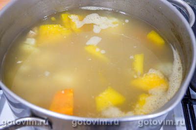 Тыквенный суп-пюре с мясом, Шаг 03
