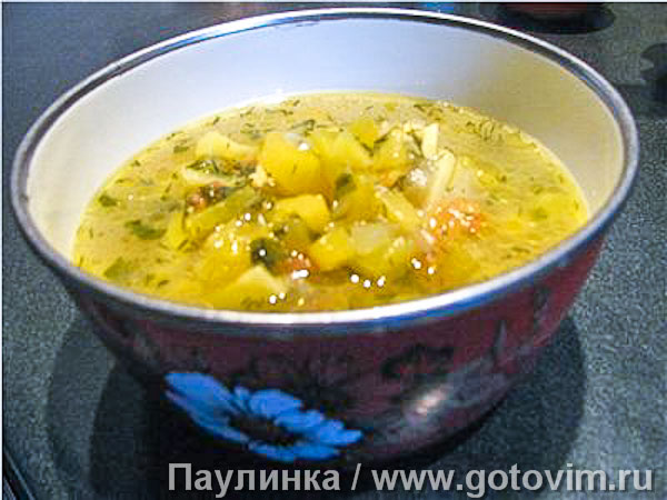Тыквенно-картофельный суп. Фотография рецепта
