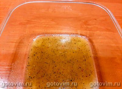 Толстолобик в духовке, запеченный в горчично-медовом соусе, Шаг 02