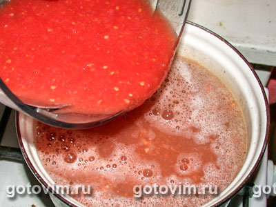 Томатный суп с фрикадельками, Шаг 06