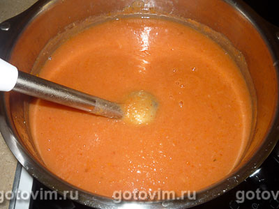 Томатный крем-суп с рыбой, Шаг 06