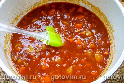 Томатный суп с мидиями, Шаг 05