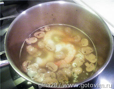 Тайский суп Том Ям Ганг , Шаг 03