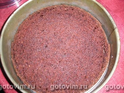 Шоколадный торт с кремом-суфле и грушами «Грушевое наслажденье», Шаг 05