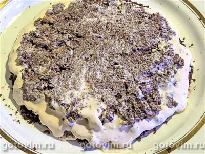 Шоколадный торт с грецкими орехами  «Мечта», Шаг 05