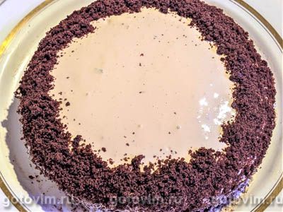 Шоколадный торт с грецкими орехами  «Мечта», Шаг 06