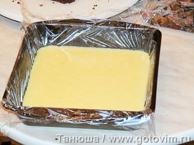Торт «Рождественский» с сухофруктами и лимонным кремом муслином, Шаг 08