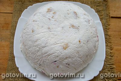 Желейный торт из печенья со сгущенкой без выпечки, Шаг 09
