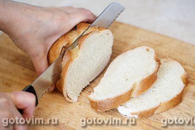 Горячие бутерброды с сыром, грибами и беконом, Шаг 04