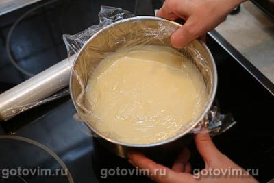 Торт из орехового безе с заварным кремом «Сенаторский», Шаг 01