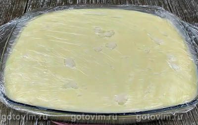 Мокрый турецкий кекс с заварным кремом (Islak kek) , Шаг 04