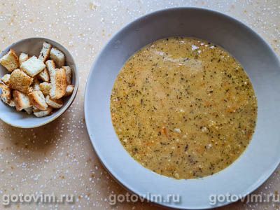 Турецкий чечевичный суп-пюре с паприкой и мятой. Фото-рецепт