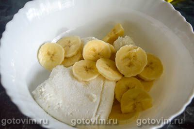 Творожный торт с бананами в желе, Шаг 04