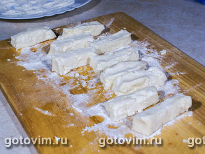 Сыр в кляре панир пакора (Kurkuri paneer pakora), Шаг 01