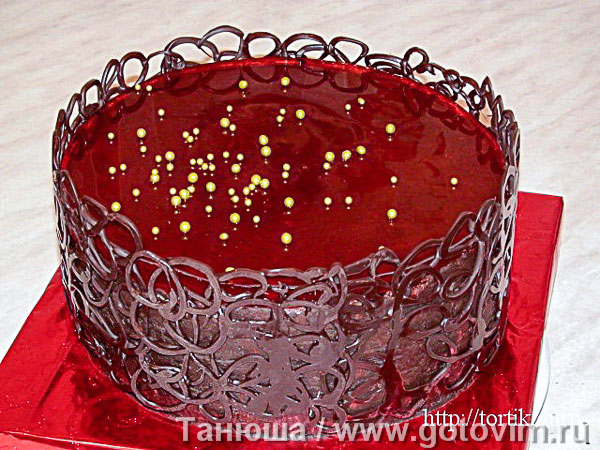 Шоколента для торта. Фотография рецепта