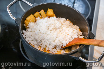 Утка с ананасами и рисом, Шаг 08