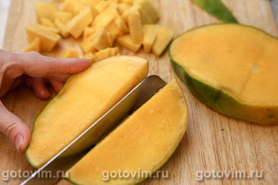 Варенье из клубники с манго на желатине, Шаг 02