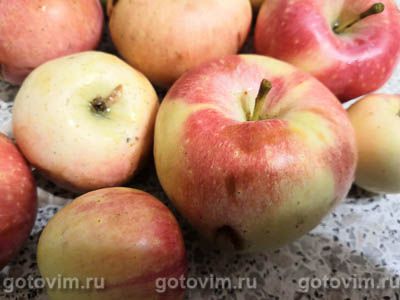 Варенье из яблок и груш, Шаг 01