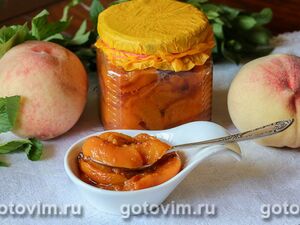 Варенье из персиков дольками в духовке