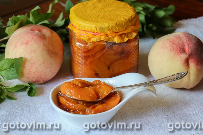 Варенье из персиков дольками в духовке. Рецепт с фото