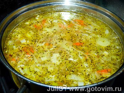 Ватерзой с курицей - куриный суп со сливками (Gentse Waterzooi), Шаг 03