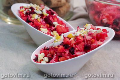 Винегрет с яйцом. Фото-рецепт