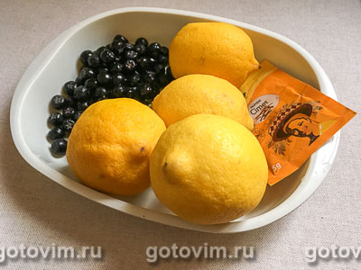 Варенье из черноплодной рябины с лимоном (без варки), Шаг 01