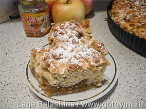 Яблочный пирог (по рецепту тети Люси)