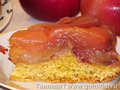 Яблочный янтарный торт (по рецепту Т.Л. Толстой)