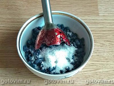 Ягодный щербет со свежей жимолостью, Шаг 05