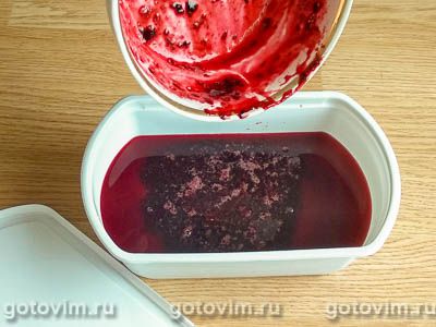 Ягодный щербет со свежей жимолостью, Шаг 07