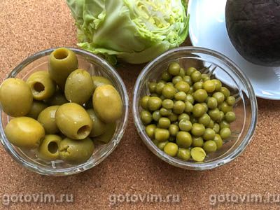 Овощной салат из свеклы с пекинской капустой и оливками, Шаг 01