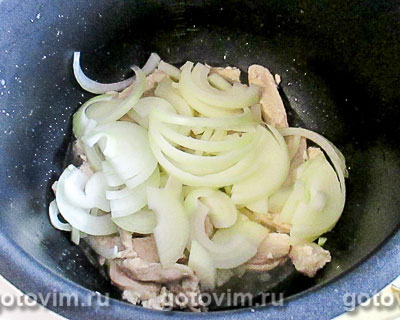 Закуска с куриным мясом и морской капустой в мультиварке, Шаг 04