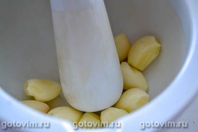Рис с курицей в сметане, запеченный в духовке, Шаг 03