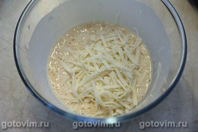 Запеканка из тертых кабачков и картофеля с сыром сулугуни, Шаг 08