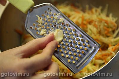 Запеканка из тертых кабачков и картофеля с сыром сулугуни, Шаг 09
