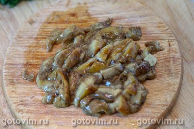 Запеканка из картофельного пюре с солеными грибами , Шаг 02