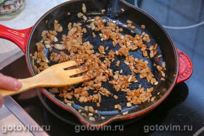 Лазанья из блинов с мясным фаршем и сырным соусом бешамель, Шаг 02