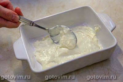 Лазанья из блинов с мясным фаршем и сырным соусом бешамель, Шаг 08