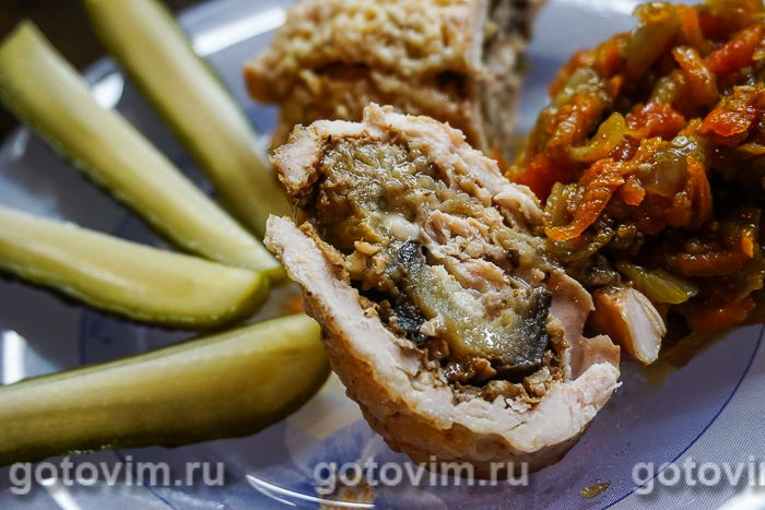 Куриное филе с баклажаном в духовке - пошаговый рецепт с фото на ЯБпоела