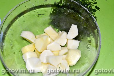 Зеленый суп с гречневой крупой, Шаг 03