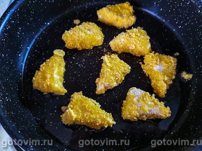 Жареный сыр в кукурузных хлопьях, Шаг 07