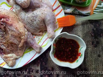 Цыпленок в медово-соевом соусе, запеченный в духовке , Шаг 03