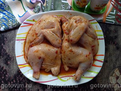 Цыпленок в медово-соевом соусе, запеченный в духовке , Шаг 04