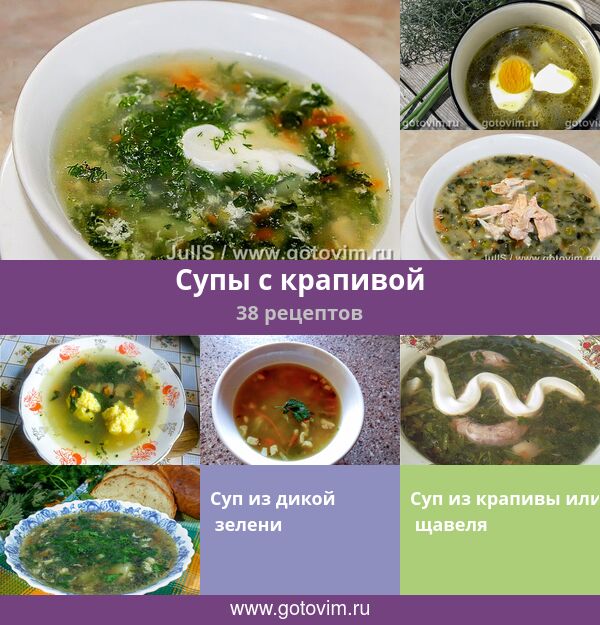 Рецепт Супа С Крапивой С Фото
