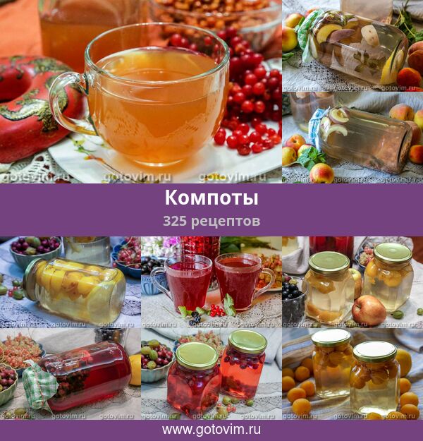 Рецепты Вкусных Компотов С Фото