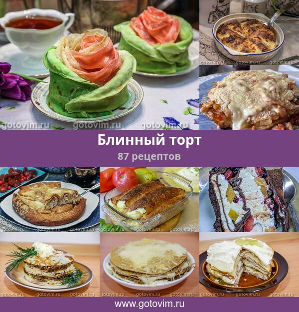 Технологическая карта блинного торта
